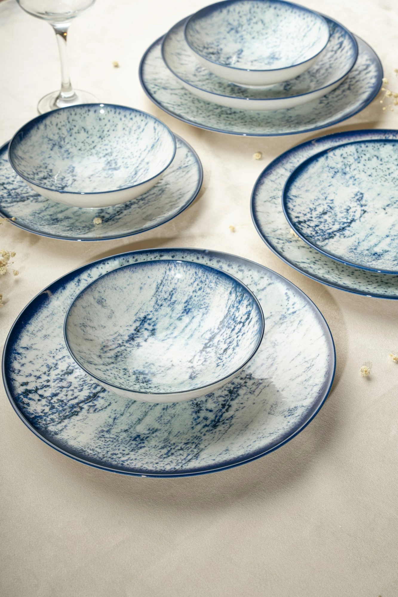 Set porculanskih posod za kosilo, 24-delni, Hermia GBSATN24Y4R1502