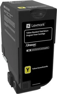 Toner kartuša Lexmark 74C2SY0, 7000 strani, rumena