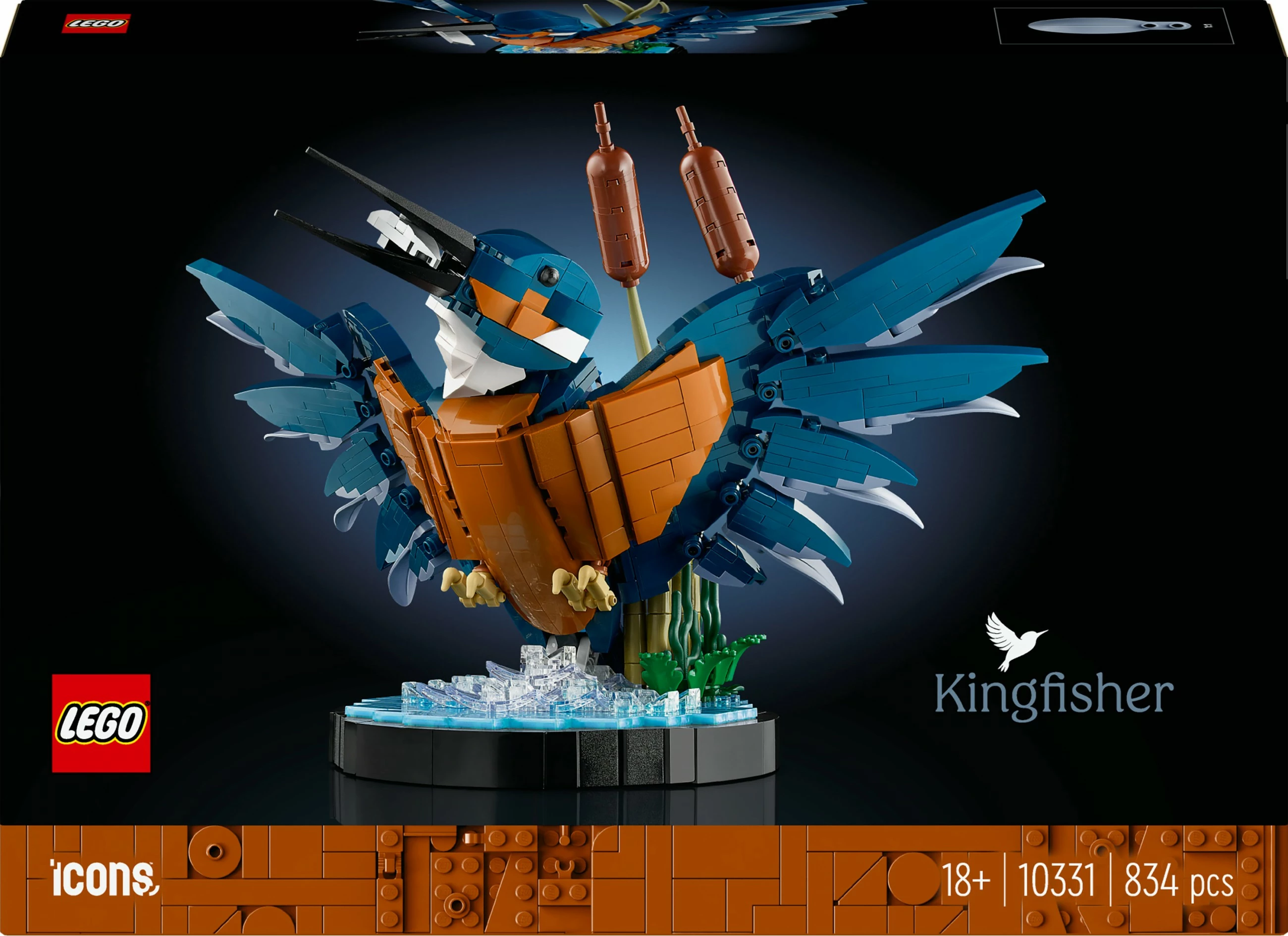 Gradbeni komplet Vodomar LEGO, 834 kosov, večbarven