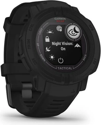 Pametna ura, GPS, solarno polnjenje, črna - Garmin Instinct 2 Solar Tactical Edition