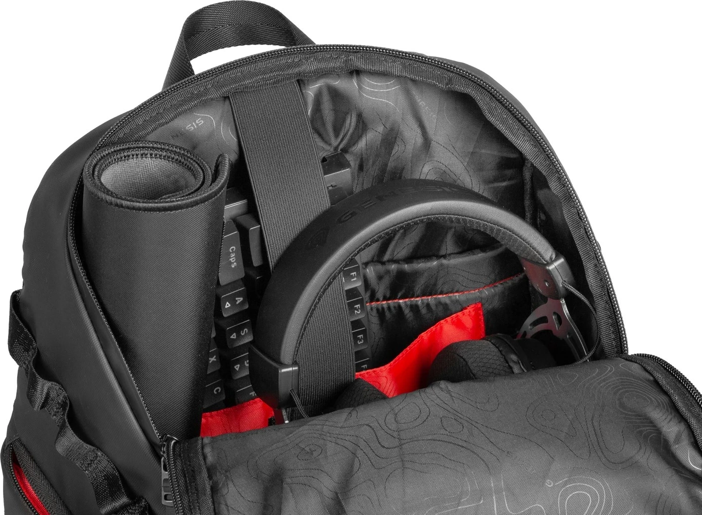 Nahrbtnik GENESIS Pallad 420, 15,6", poliester, črn