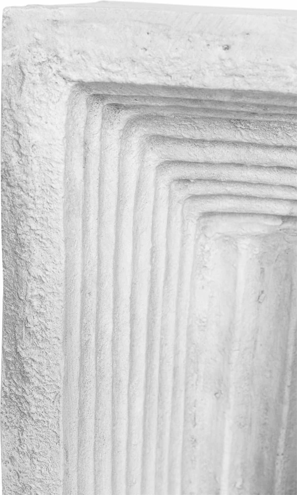 Stranska mizica Gate, cementne barve, 34x34x47