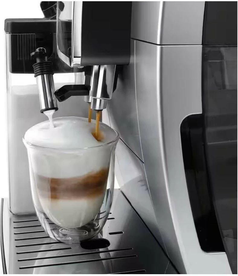 Kavni aparat De'Longhi Dinamica Plus ECAM 380.85.SB, 1450 W, 15 bar, srebrn