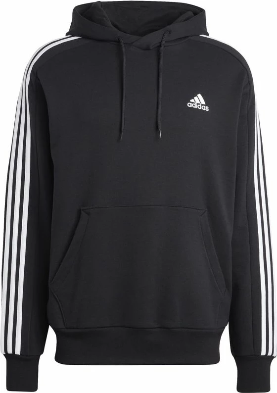 Pulover s kapuco adidas, moški, črn