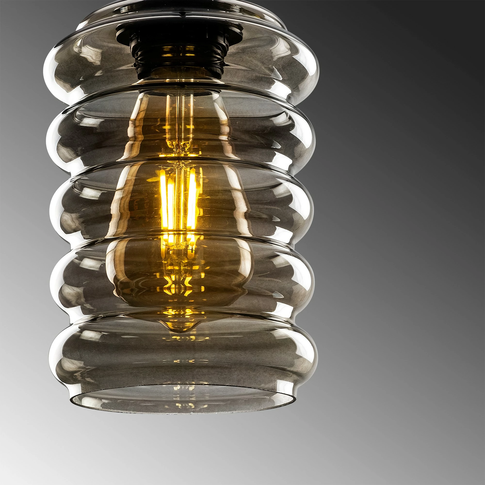 Stropna svetilka dimne barve Opviq 020