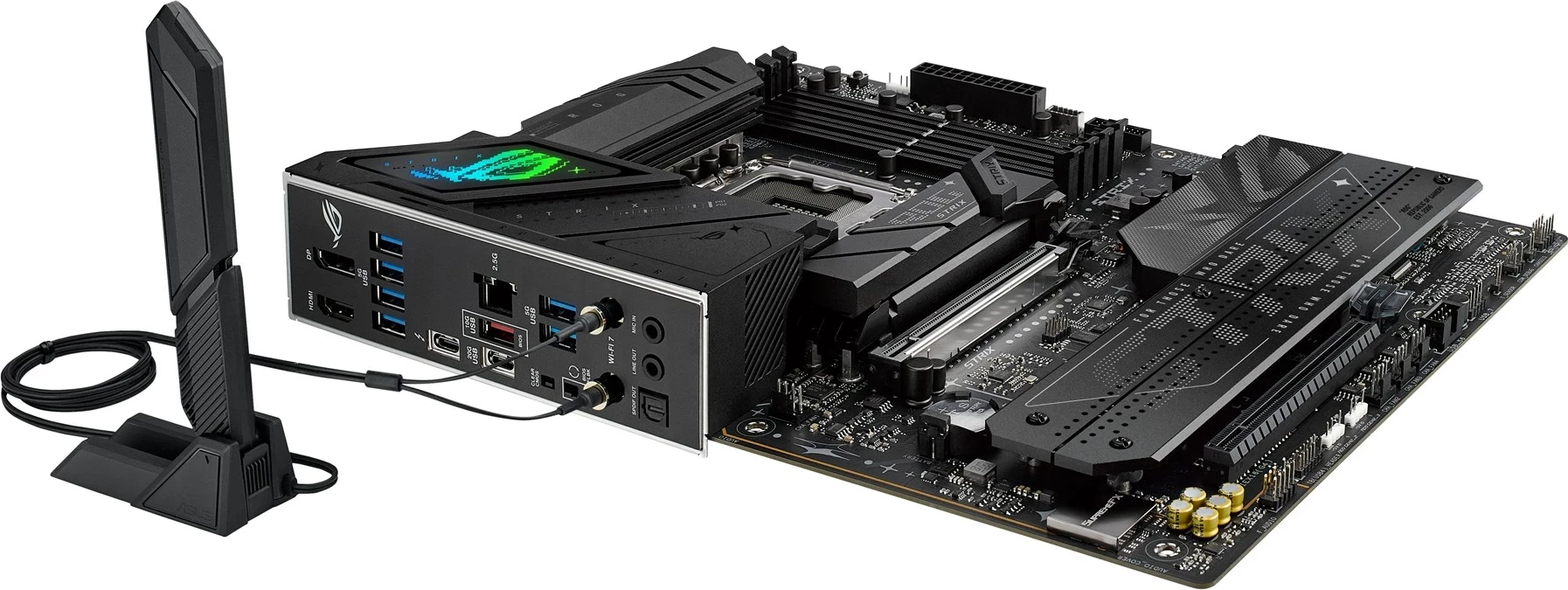 Matična plošča ROG STRIX B860-F GAMING WIFI ASUS, Socket LGA 1851, ATX, večbarvna