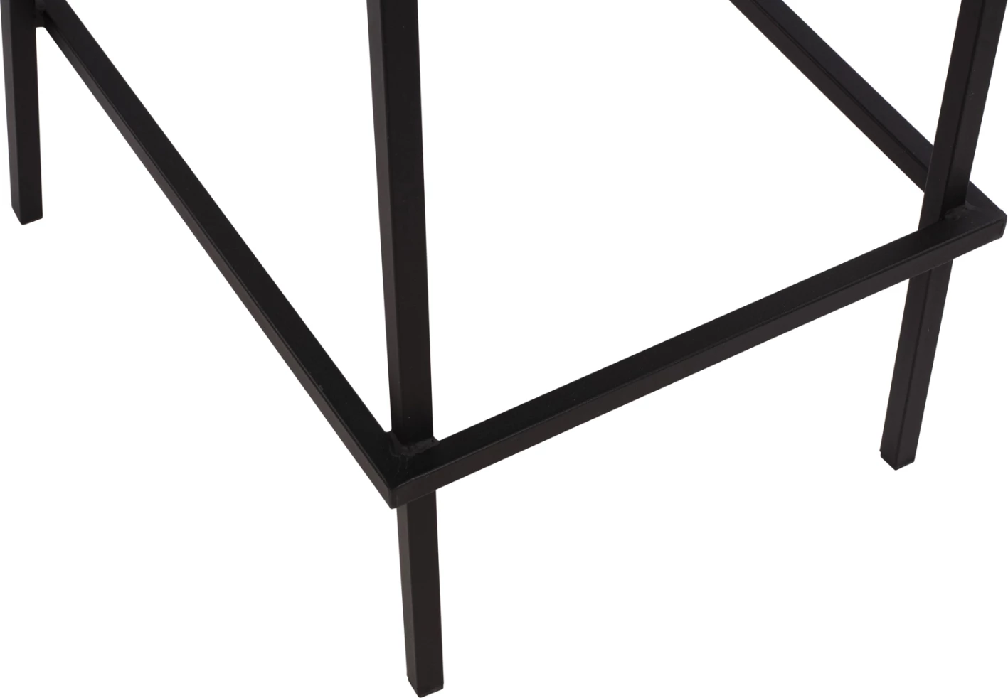 Barski stol Olympias kovinski FH5528.01 črne barve 47x58x111 cm