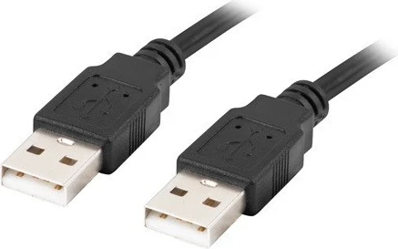 Kabel USB-A Lanberg CA-USBA, 1 m, črn