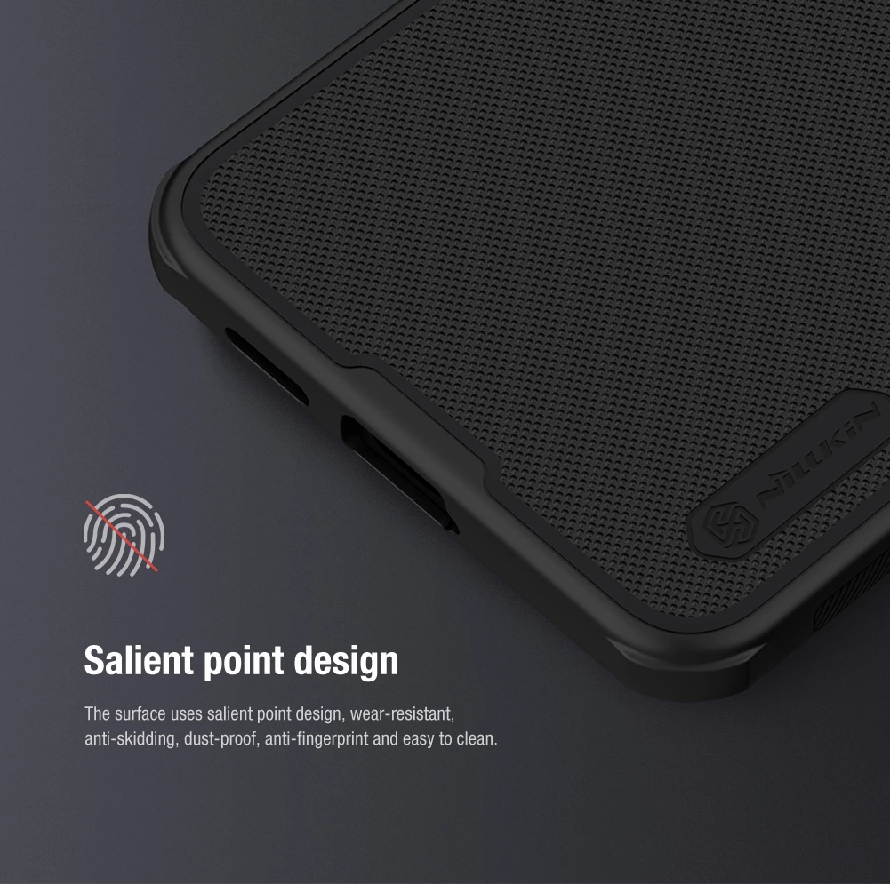Zaščitni ovitek Super Frosted Shield Pro Nillkin za Samsung Galaxy S24, rdeč
