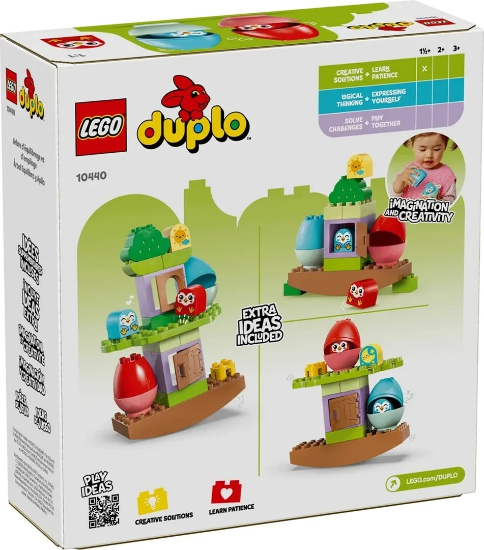 Set za ravnotežje in zlaganje drevo LEGO DUPLO 10440, za otroke 1,5+ let