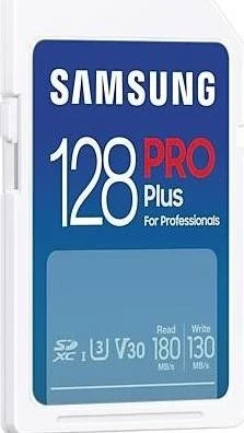 Pomnilniška kartica Samsung Pro Plus, SDXC, 128 GB, 180 MB/s