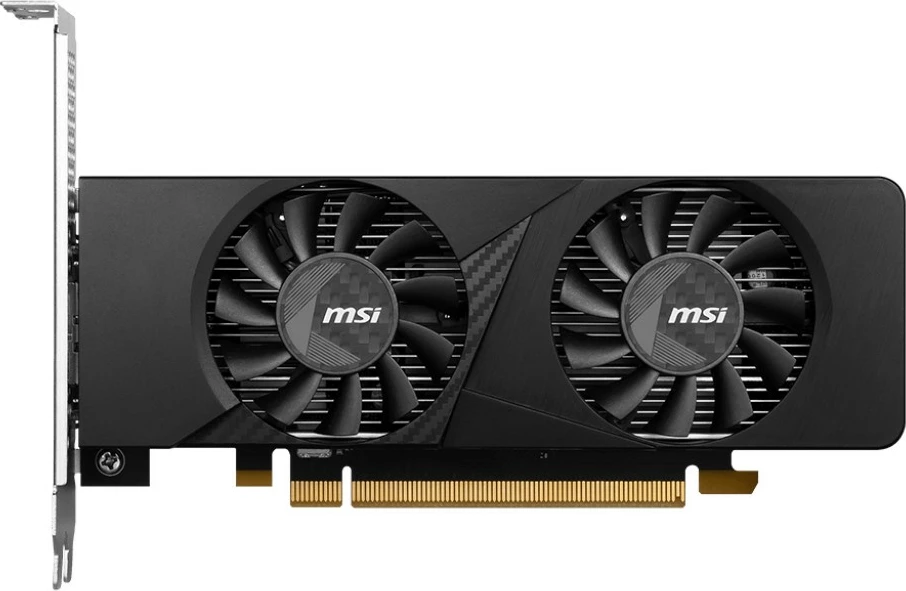 Grafična kartica GeForce RTX 3050 LP 6G OC MSI, 6 GB, GDDR6, črna
