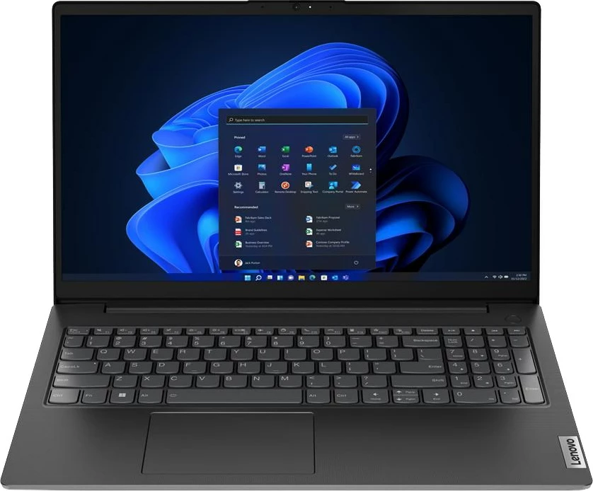 Prenosnik 15,6" Full HD, Intel Core i5-13420H, 8 GB RAM, 512 GB SSD, Windows 11 Pro, črn - Lenovo V15 + zunanji DVD DELL USB DW316