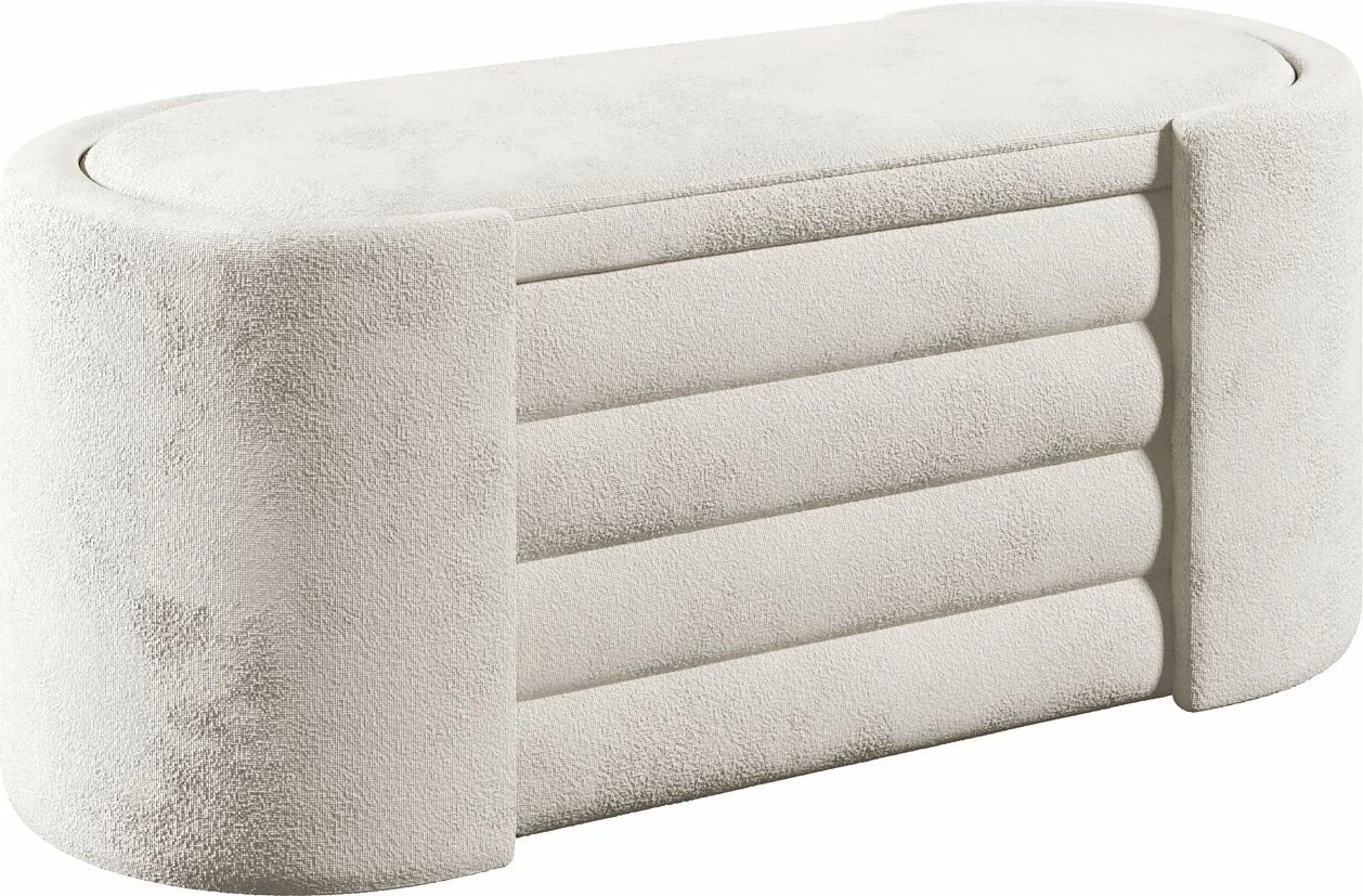 Klupa Atelier del Sofa Rosa Boxed, kremna
