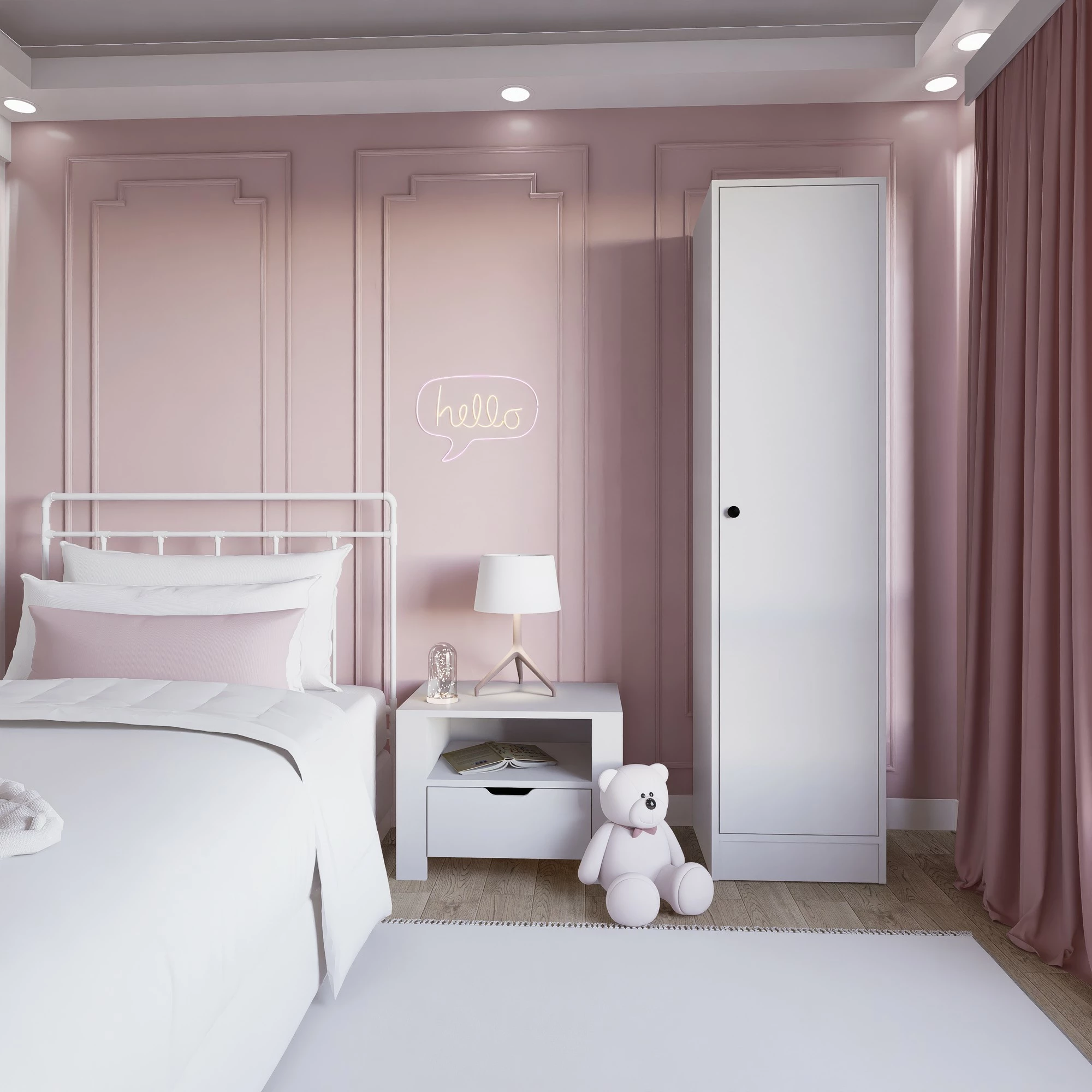 Omara Skye Decor Daisy 1600-38, bela mat