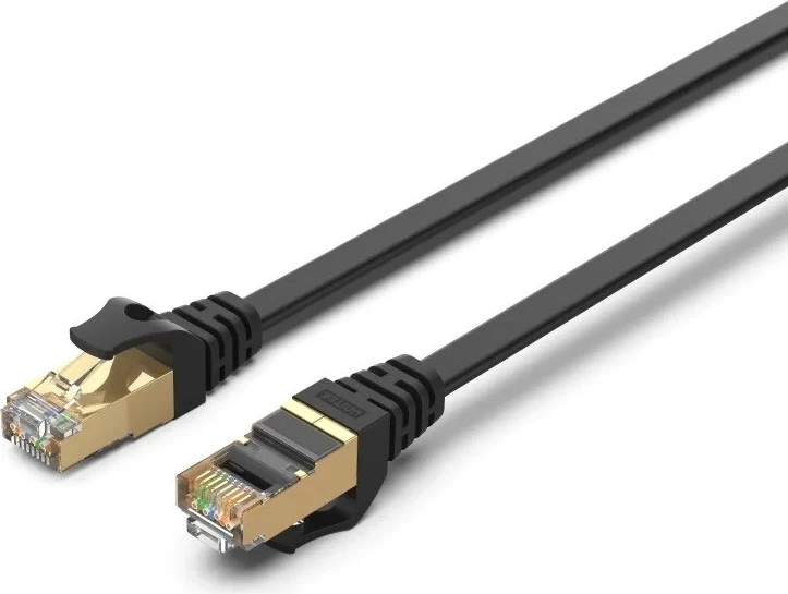 Kabel RJ-45 2 m, UNITEK C1897BK-2M, črn