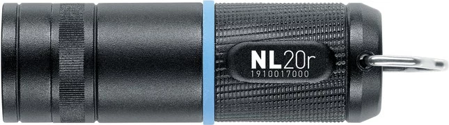 Ročna svetilka Walther NL20r LED, črna