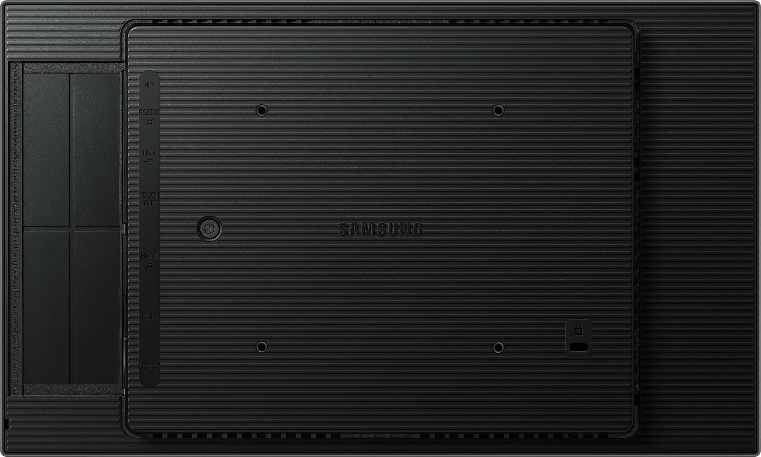 Interaktivni 13-palčni LED zaslon Full HD z zaslonom na dotik, Tizen OS, Samsung QB13C-T, črn