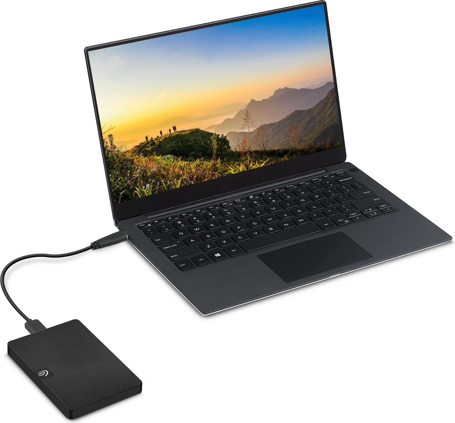 Zunanji disk Seagate Expansion Portable, 1 TB, črn