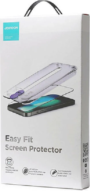 Kaljeno zaščitno steklo za iPhone 14 Plus 6,7'', Joyroom JR-H03, s črnimi robovi