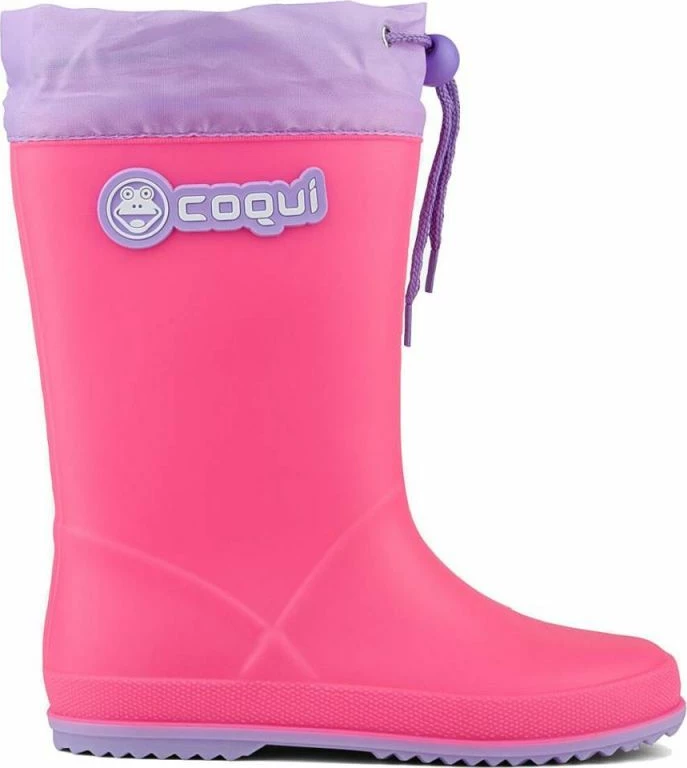 Gumijasti škornji za dekleta Coqui, rdeči