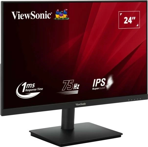 Monitor 23,8", Full HD, LED, 1 ms, črn Viewsonic VA240-H-2