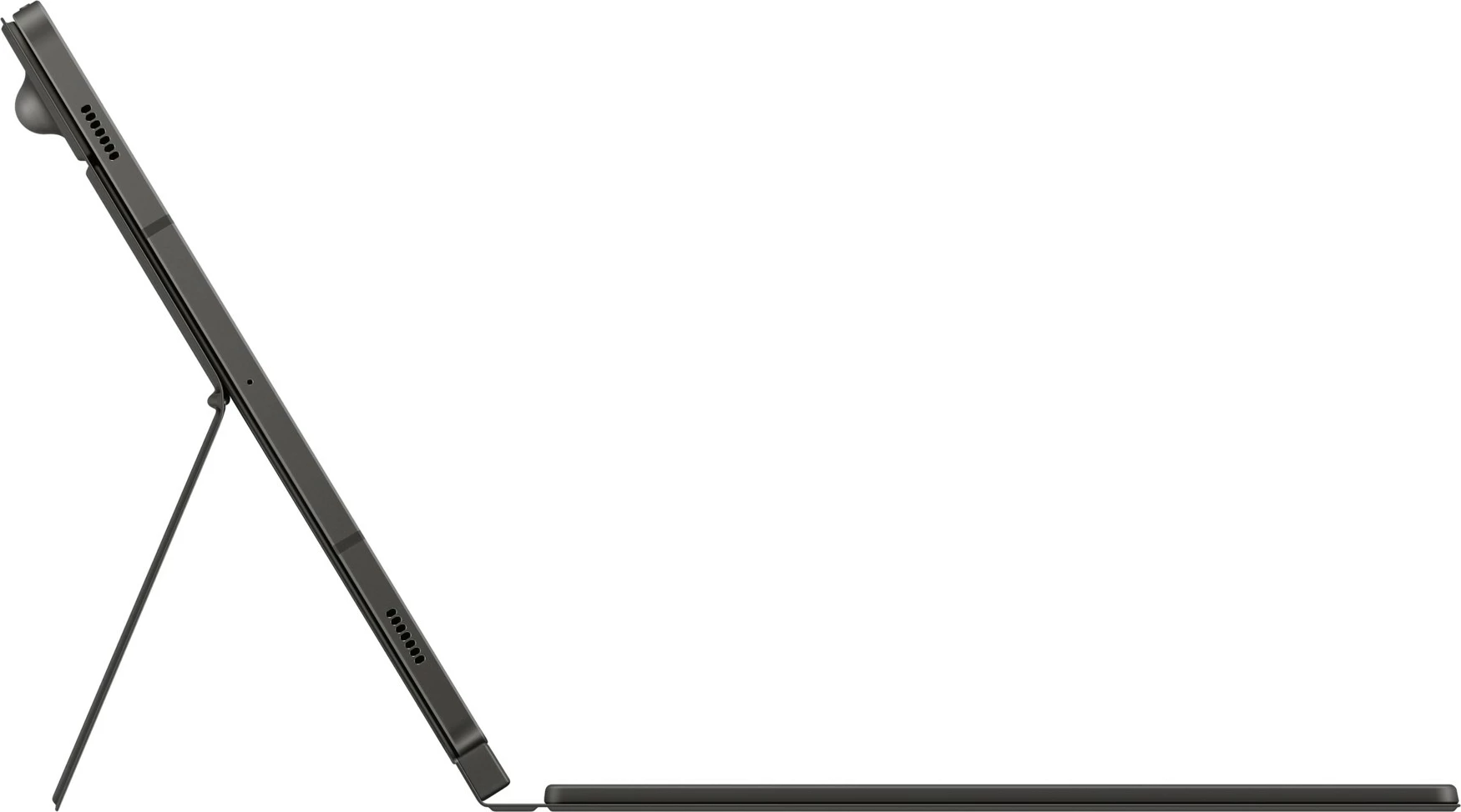 Ovitek s tipkovnico QWERTZ za Galaxy Tab S9 EF-DX725, črn