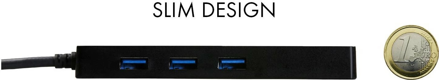 USB HUB s 3 vrati in Gigabit Ethernet, i-tec Advance, VIA VL813/ASIX AS88179, črn