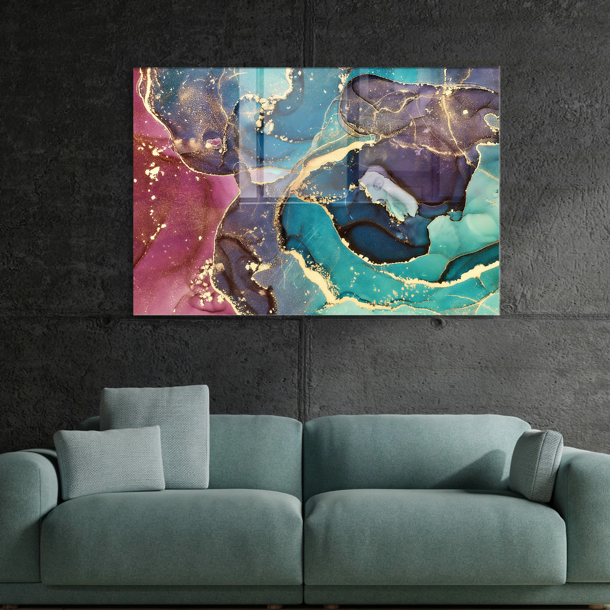Dekorativna piktura iz kaljenega stekla, večbarvna, Wallity 2077, 50x70 cm