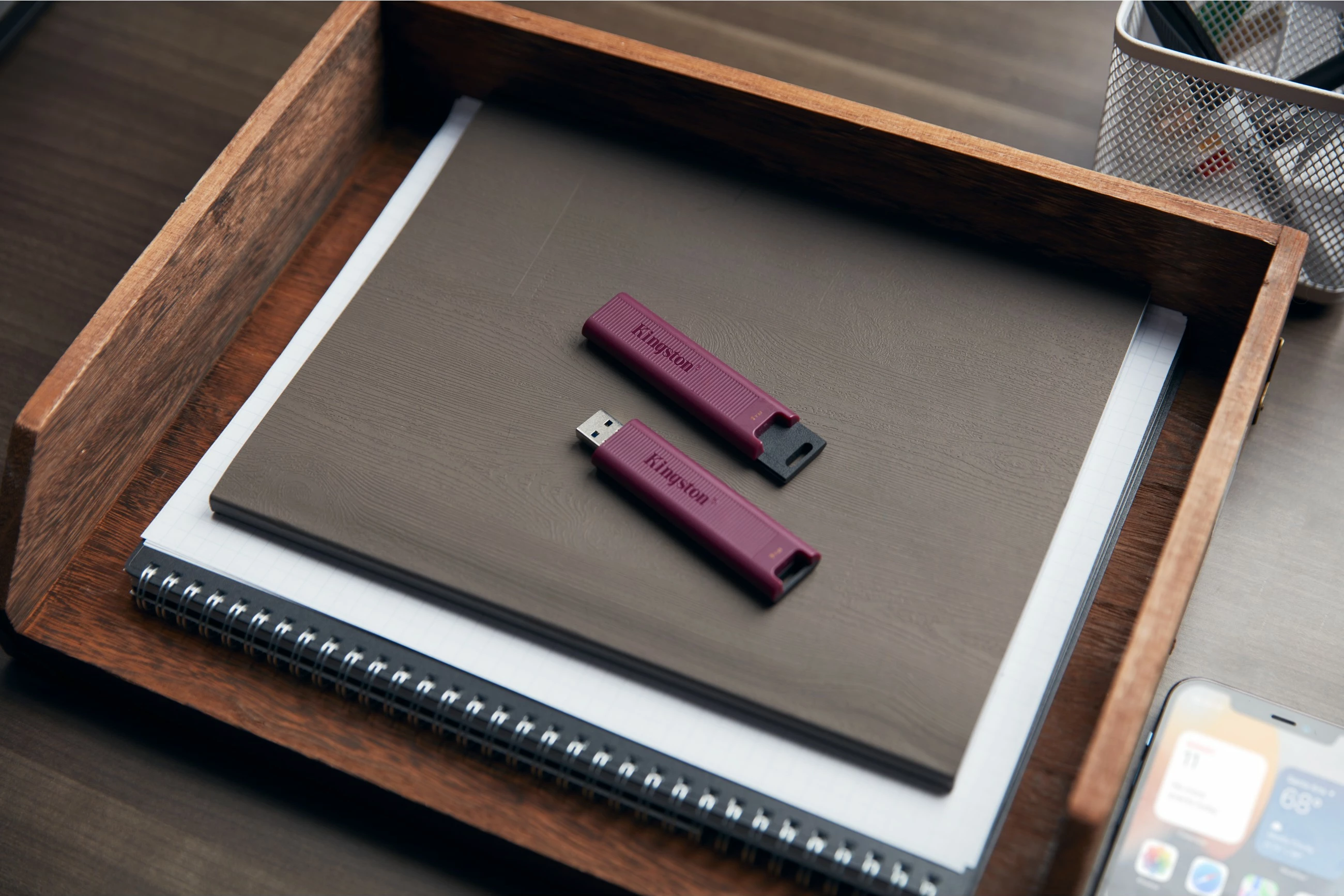 USB-pomnilnik 1 TB, USB 3.2 Gen 2, rdeč Kingston DataTraveler Max