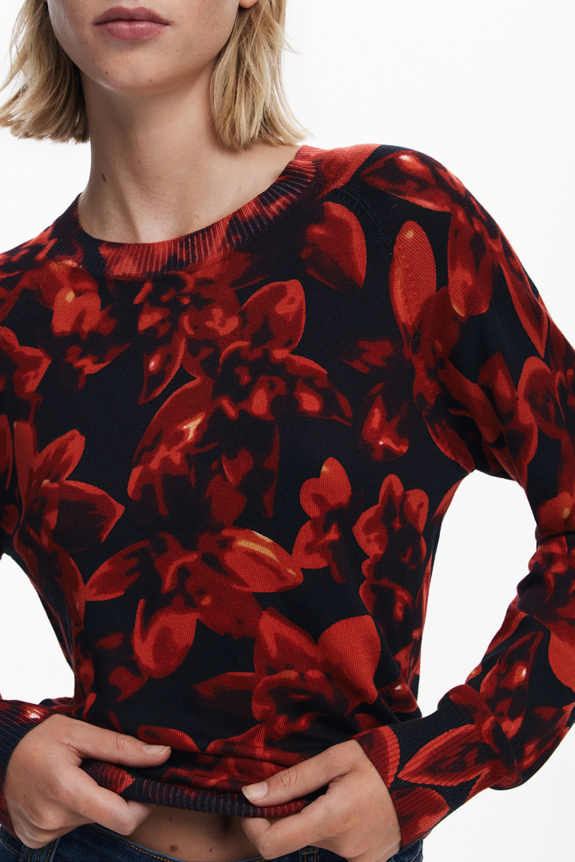 Pletenina za ženske, črna DESIGUAL