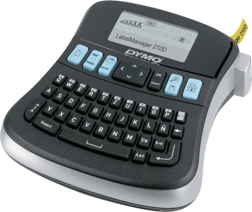 Tiskalnik etiket Dymo LabelManager 210D S0784470, srebrno/črn