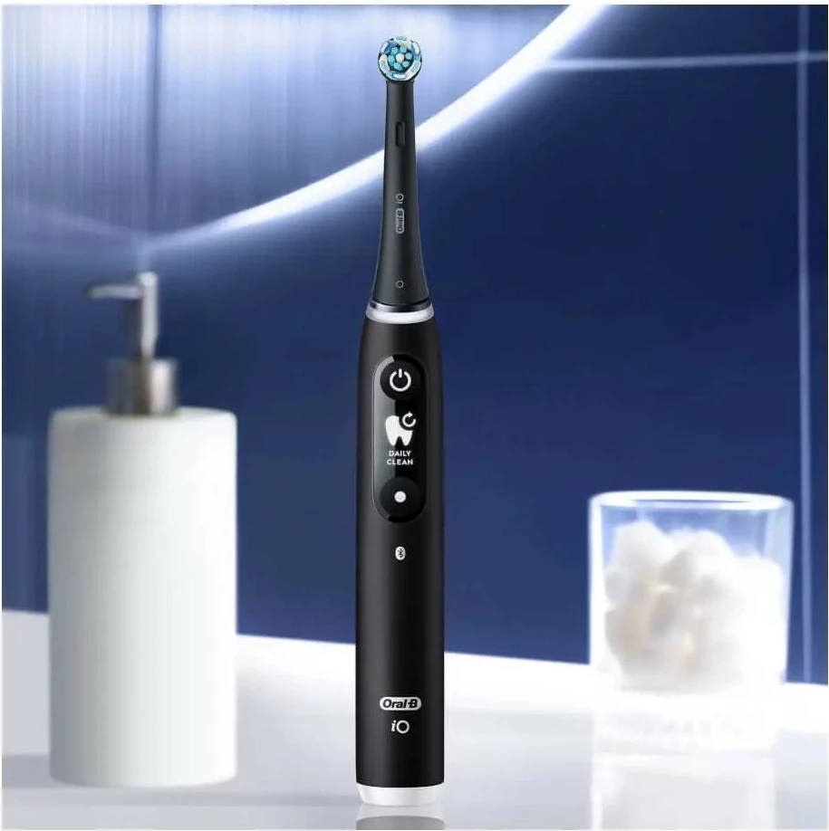 Električna zobna ščetka iO Series 6, 5 načinov čiščenja, Oral-B, črna