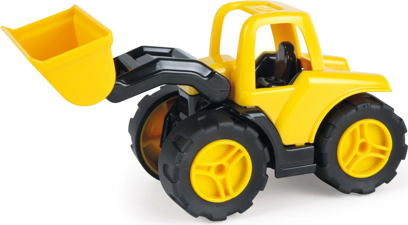 Igrača tovornjak Lena Workies, ABS plastika, za fante, rumeno/črn