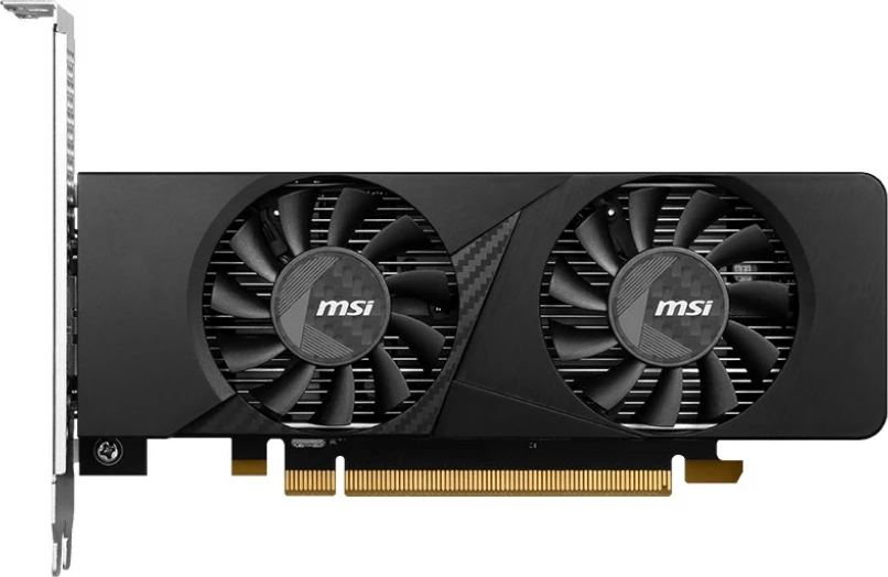 Grafična kartica MSI GeForce RTX 3050 LP E 6G OC, 6 GB GDDR6, črn