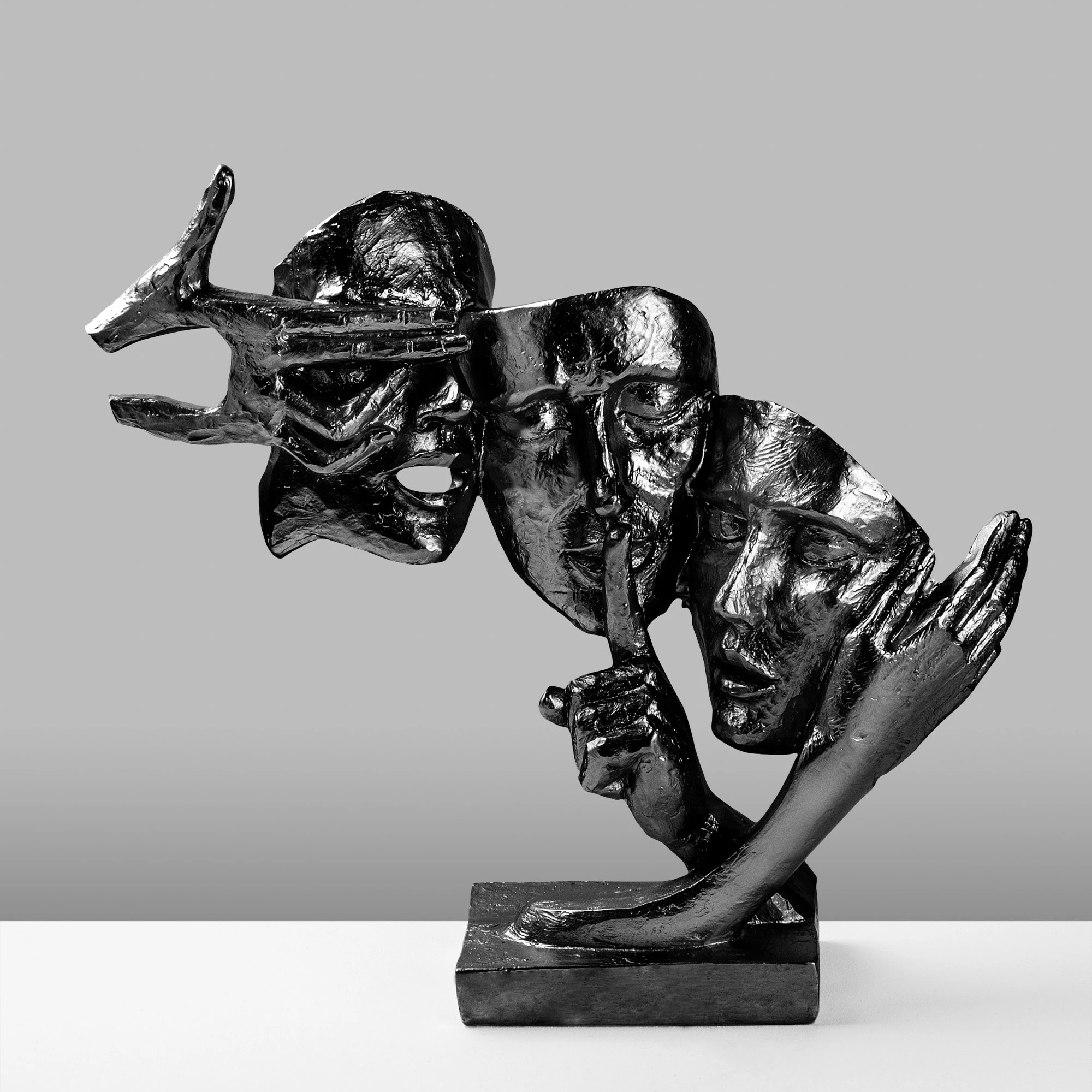 Dekorativni predmet Evila Originals Yak-034-C, črn