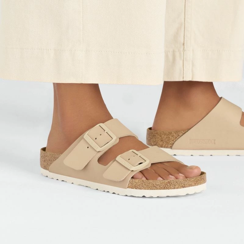 Sandali za ženske, kremni Birkenstock Arizona BS W 1027723