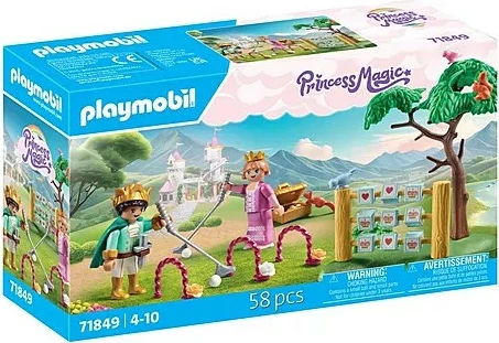 Igralni set Princesa Playmobil Magic 71849 Kraljevski otroci v parku, 58 kosov