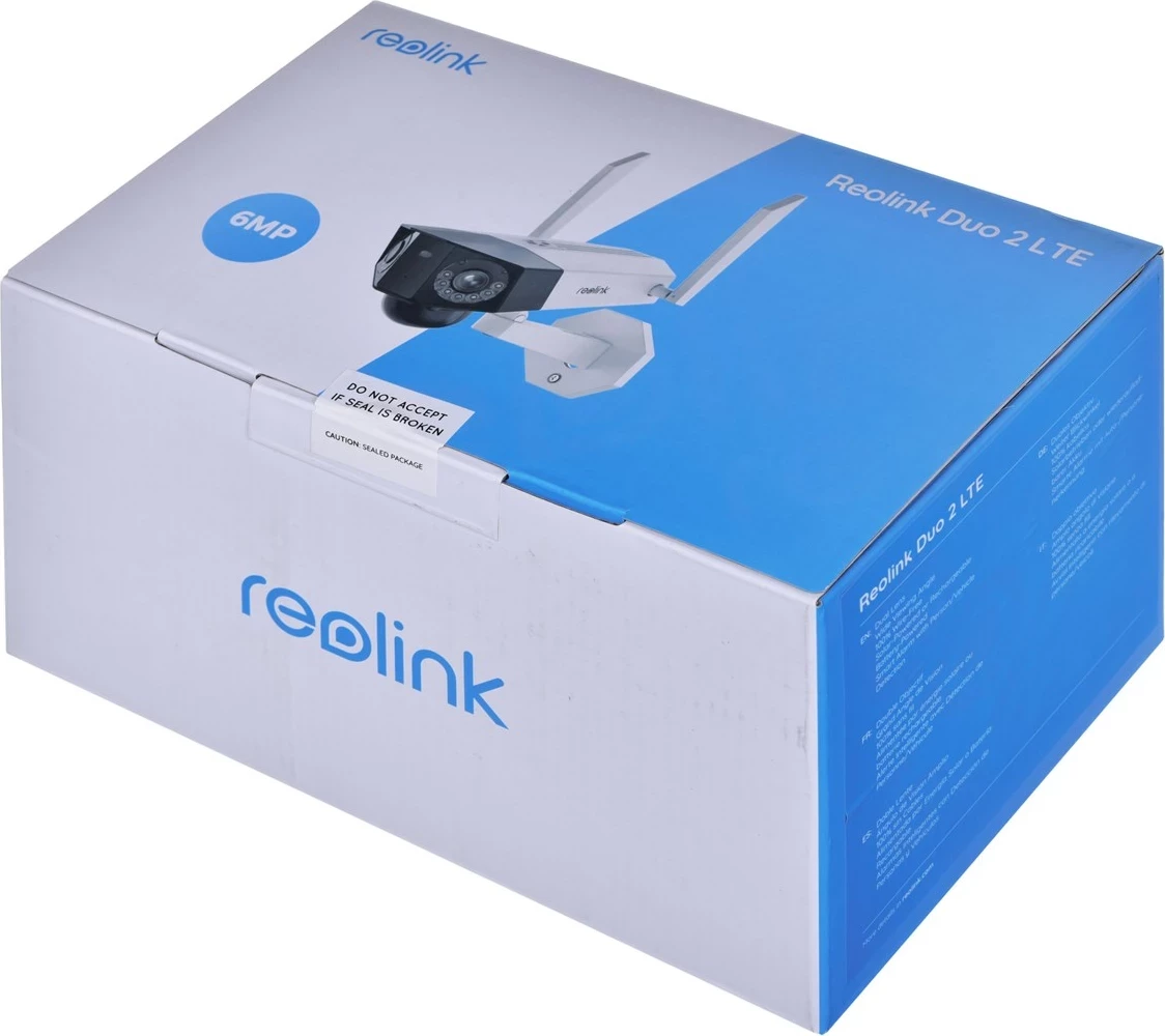 Dvojna lečna IP kamera Reolink DUO 2 LTE, bela