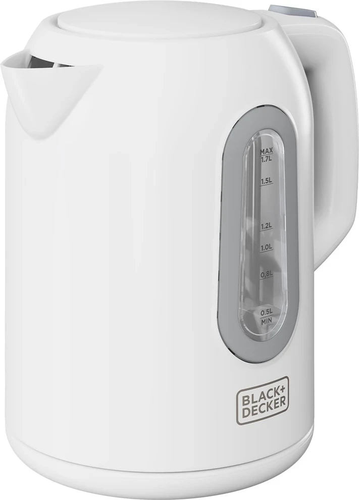 Električni grelnik vode, 1,7 l, 2200 W BLACK+DECKER BXKE2204E, bel