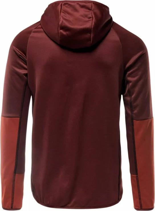 Duks s kapuco, Hi-Tec, črno-rdeč, moški