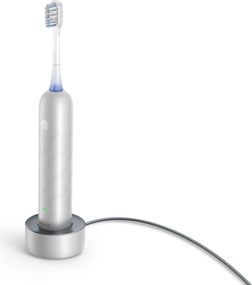 Sonična zobna ščetka Mova Fresh Pro, Bluetooth, srebrna