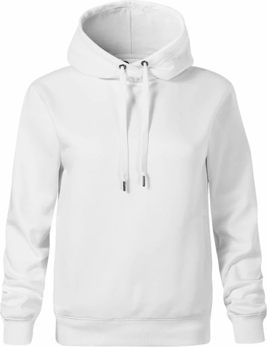 Pulover s kapuco za ženske Malfini Moon W MLI-42100, bel