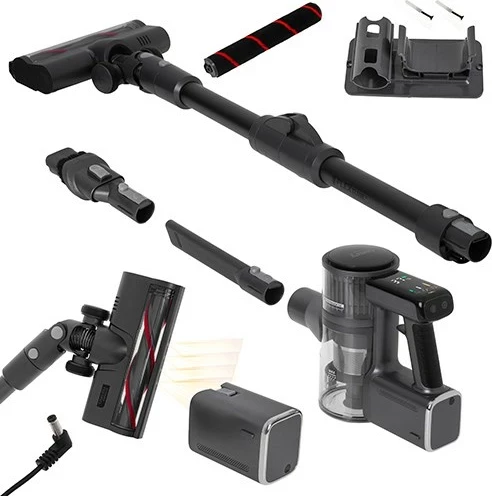 Sesalnik brez vrečke Adler Camry CR 7063, PRO LED, črn