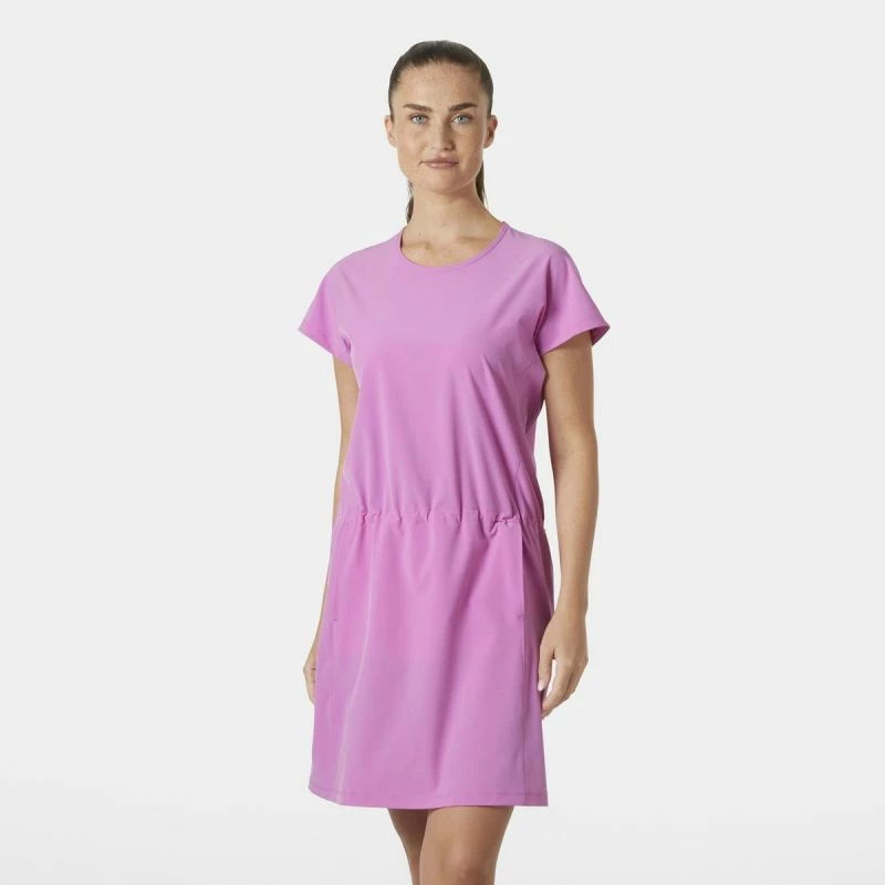 Poletna obleka Helly Hansen, rožnata