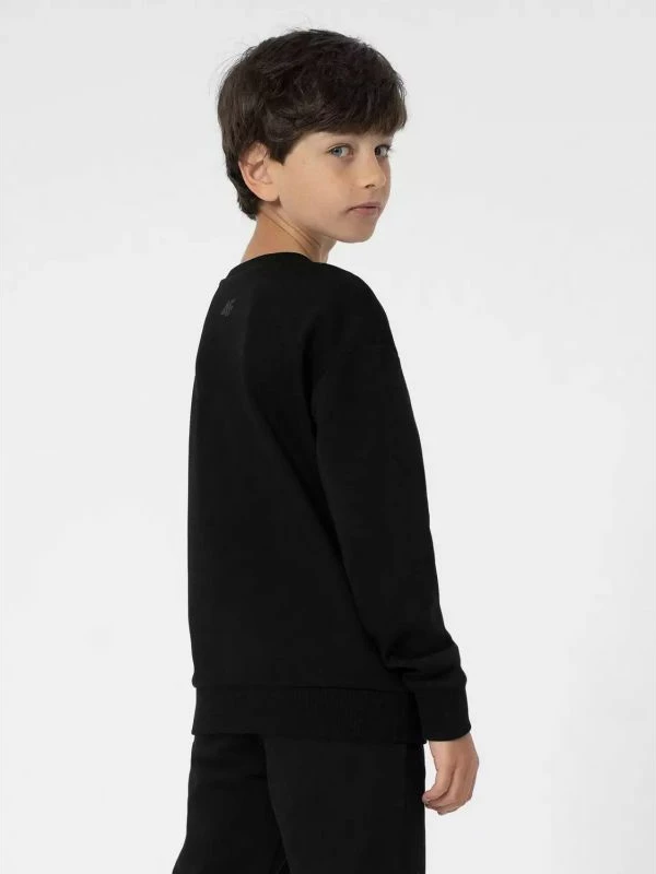 Pulover brez kapuce za otroke, 4F, črn