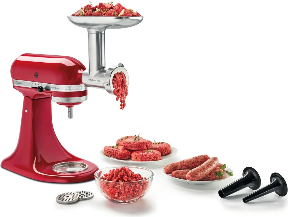Mlin za meso KitchenAid 5KSMMGA, popolnoma kovinski
