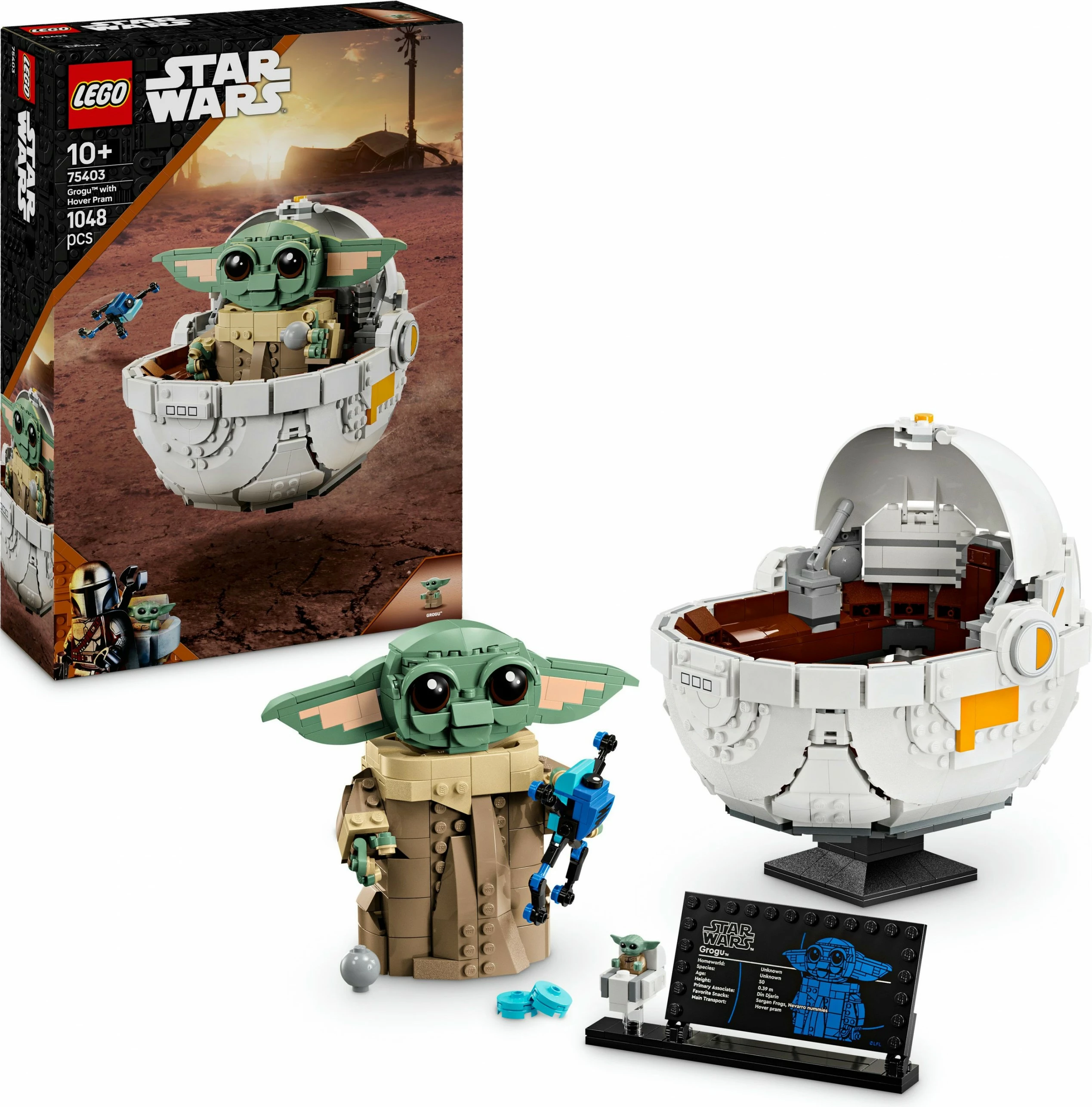 Komplet za sestavljanje Grogu LEGO Star Wars, večbarven