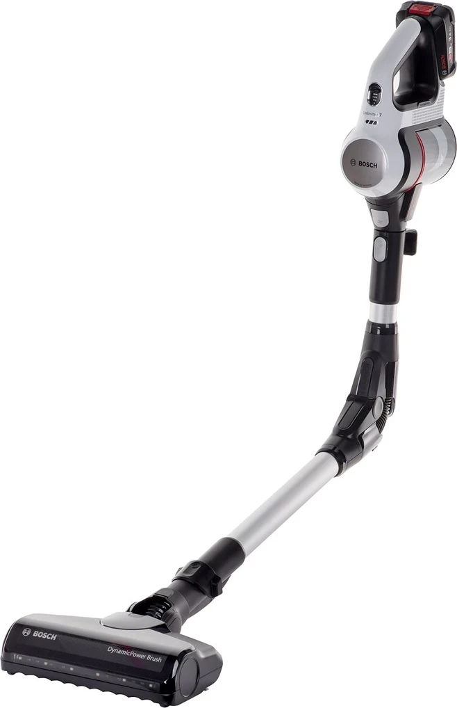 Brezžični sesalnik, 18 V, 0.3 L, črn in nerjaveče jeklo Bosch BBS711W