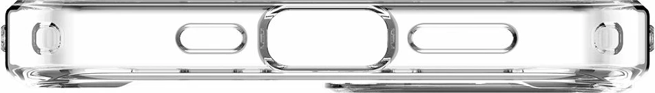 Prozoren ovitek Spigen Ultra Hybrid Mag z MagSafe za iPhone 13 mini, bel